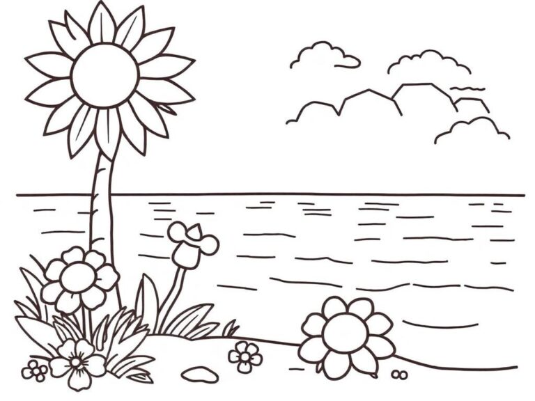 Summer Coloring Pages